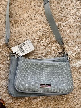 kate spade Light Blue Textured Crossbody Bag